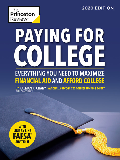 Title details for Paying for College, 2020 Edition by The Princeton Review - Wait list